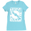 vinyl rules Ladies Fitted T-Shirt