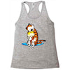 calvin hobbes Racerback Tank