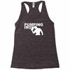 pump gym training bodybuilding workout keepfit weightlifting Racerback Tank