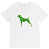 boxer leaf V-Neck Tee