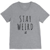 Juanpa Zurita Stay Weird V-Neck Tee