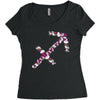 violet sagitarius Women's Triblend Scoop T-shirt