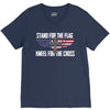 stand for the flag kneel for the cross V-Neck Tee