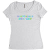 homophones are gay Women's Triblend Scoop T-shirt