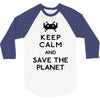 save the planet 3/4 Sleeve Shirt