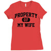 property of my wife Ladies Fitted T-Shirt