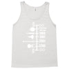 spaceship timeline funny  sci fi star retro wars trek joke cool Tank Top