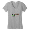 cat and dog Women's V-Neck T-Shirt