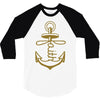 anchored faith 3/4 Sleeve Shirt