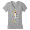 Unicorns are born in March Women's V-Neck T-Shirt