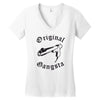 original gangsta Women's V-Neck T-Shirt