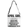 April Girl Hated By Many Adjustable Strap Totes