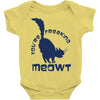CHECK MEOWT CAT Baby Onesie
