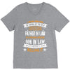 Super Cool Father In Law Of A Freaking Awesome Son In Law V-Neck Tee