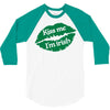 kiss me i am irish 3/4 Sleeve Shirt