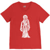 santa muerte blanca V-Neck Tee