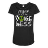 vegan for the voiceless Maternity Scoop Neck T-shirt
