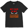 my face is my halloween V-Neck Tee