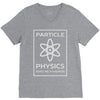 particle physics funny pun V-Neck Tee