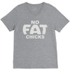 no fat chicks (2) V-Neck Tee