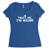 trust me, i'm asian   chinese vietnamese korean japanese lol pride tee Women's Triblend Scoop T-shirt
