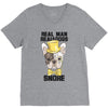 snoring gentleman V-Neck Tee