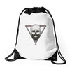 devil is real in imagination Drawstring Bags