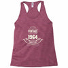 premium vintage 1964 classic perfectly aged limited edition Racerback Tank