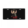 i want you to rebel License Plate