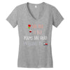 are red is red Women's V-Neck T-Shirt