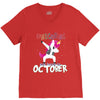 october born unicorns V-Neck Tee
