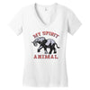 my spirit animal Women's V-Neck T-Shirt