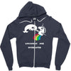 unicorns are overrated Zipper Hoodie