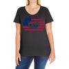 happy 4th of july Ladies Curvy T-Shirt