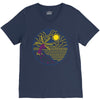 beach V-Neck Tee