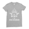 the best teachers are born in december Ladies Fitted T-Shirt
