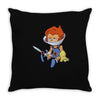 lion ow Throw Pillow