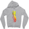 pink storm Zipper Hoodie