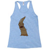 worm zombie Racerback Tank