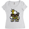 hop hop bear Women's Triblend Scoop T-shirt