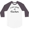 cocaine &amp; caviar t shirt top tee tshirt hipster wasted swag dope and h 3/4 Sleeve Shirt
