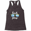 Beach Please Racerback Tank