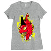 warning Ladies Fitted T-Shirt