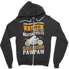 Motorcycles Pawpaw Zipper Hoodie