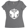 tomorrowland man's Women's Triblend Scoop T-shirt