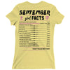 September Girl Facts Virgo Ladies Fitted T-Shirt