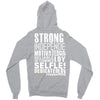 Strong Independent Motivated Scorpio Zipper Hoodie