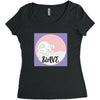 Wave Women's Triblend Scoop T-shirt