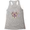 Pansy Heart Racerback Tank