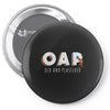 old and plastered oap ladies Pin-back button